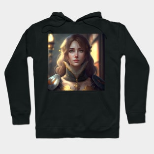 Ukrainian Girl Anime Style RPG Adventure Hoodie